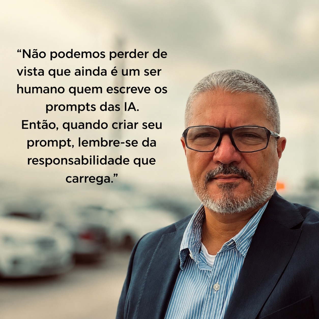 Post da LM estratégias: não podemos perder de vista que ainda é um ser humano quem escreve os prompts das IA. Então, quando criar seu prompt, lembre-se da responsabilidade que carrega.