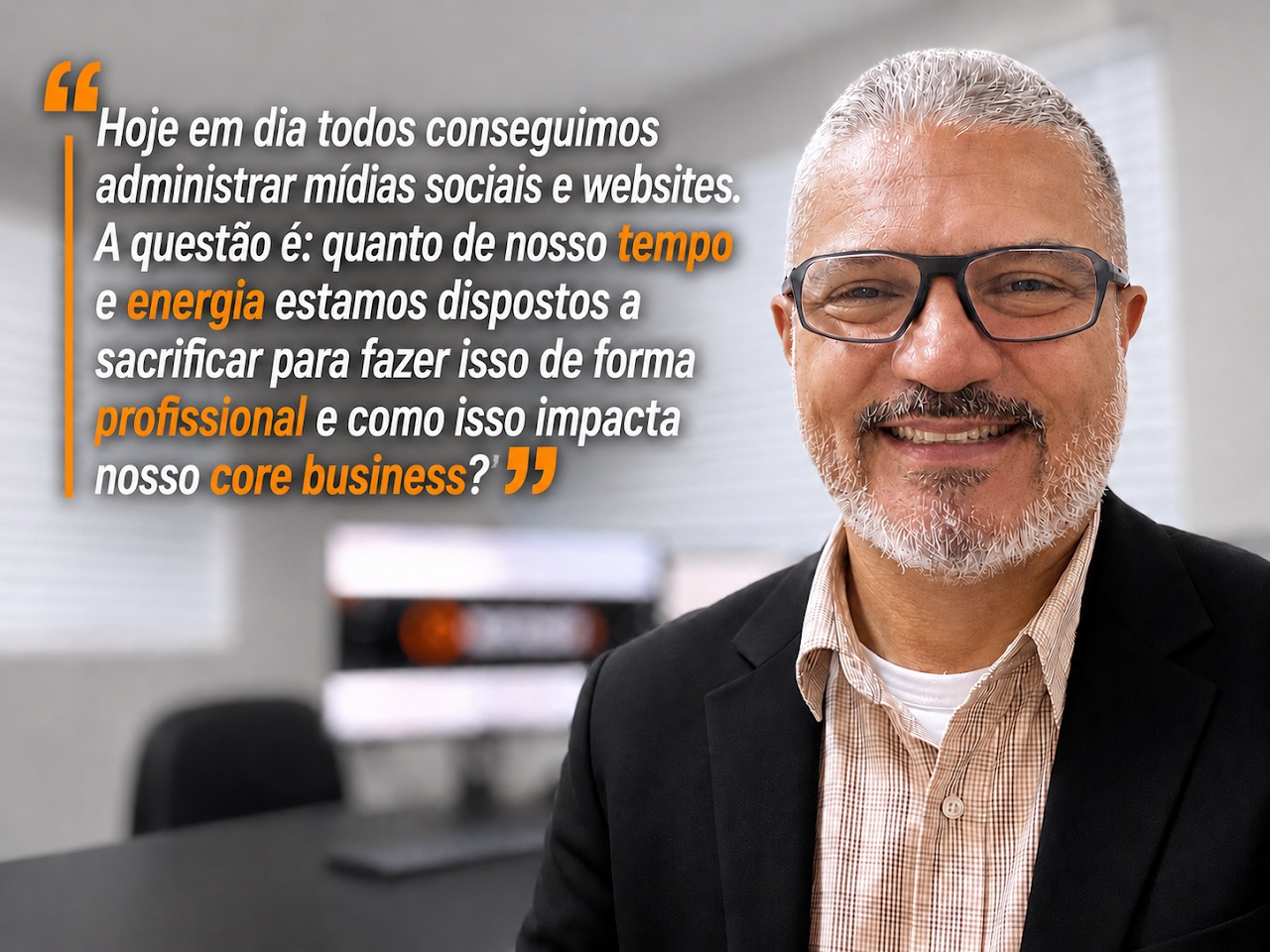 Post da LM estratégias: hoje em dia todos conseguimos administrar mídias sociais e websites. A questão é: quanto do nosso tempo e energia estamos dispostos a sacrificar para fazer isso de forma profissional e como isso impacta nosso core business?